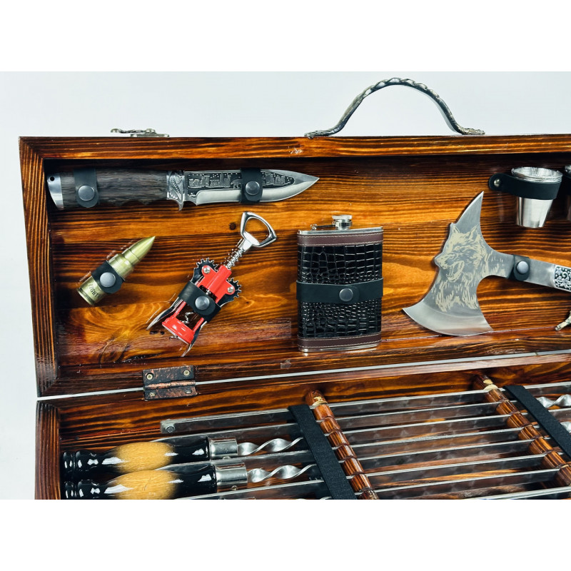 Набір шампурів в кейсі ВОВК