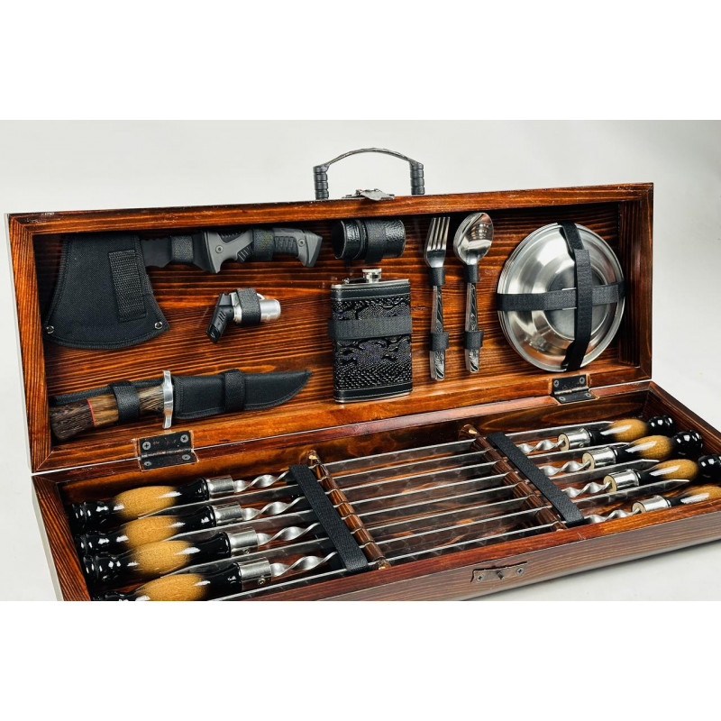 Набір шампурів в кейсі ПІКНІК LUX