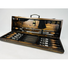 Набір шампурів в кейсі Люкс MAX