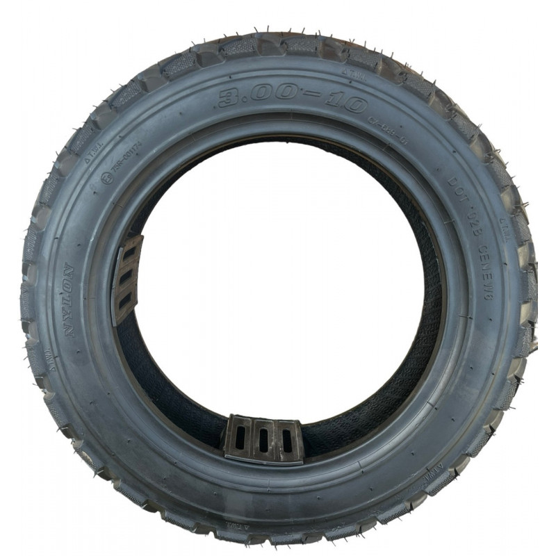 Покришка 3.00-10 49J, без камерна (TL), (8PR), Load Range "D", MAX LOAD 195кг