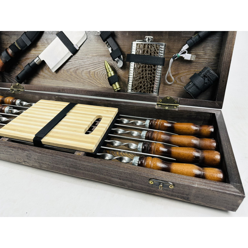 Набір шампурів в кейсі ГРІЗЛІ