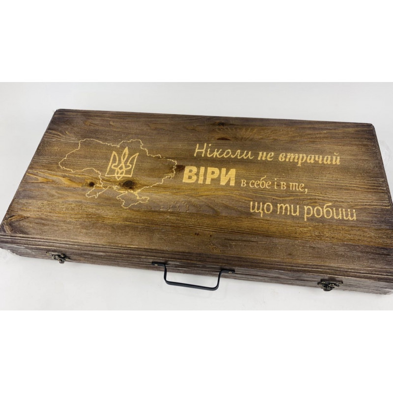 Подарунковий набір для пікніка BBQ MAX, ручної роботи (шампура і аксесуари)