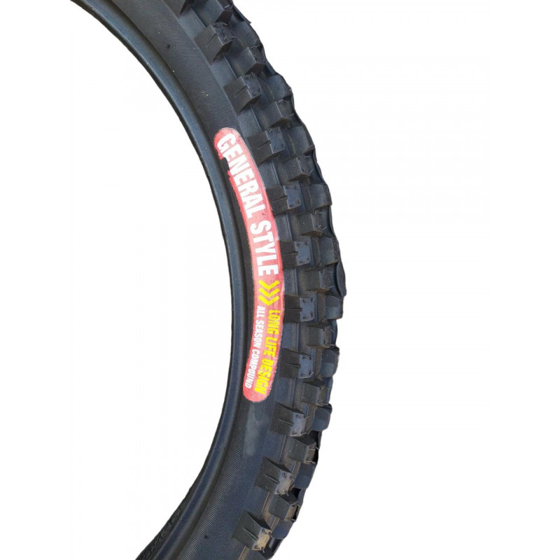 Покришка 70/100-19 42М (6PR), "General Style" (ТТТ) "Pascal ATRAX"