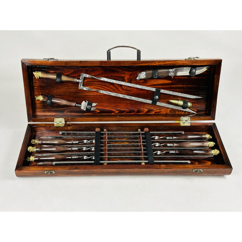 Набір шампурів в кейсі САФАРІ-2