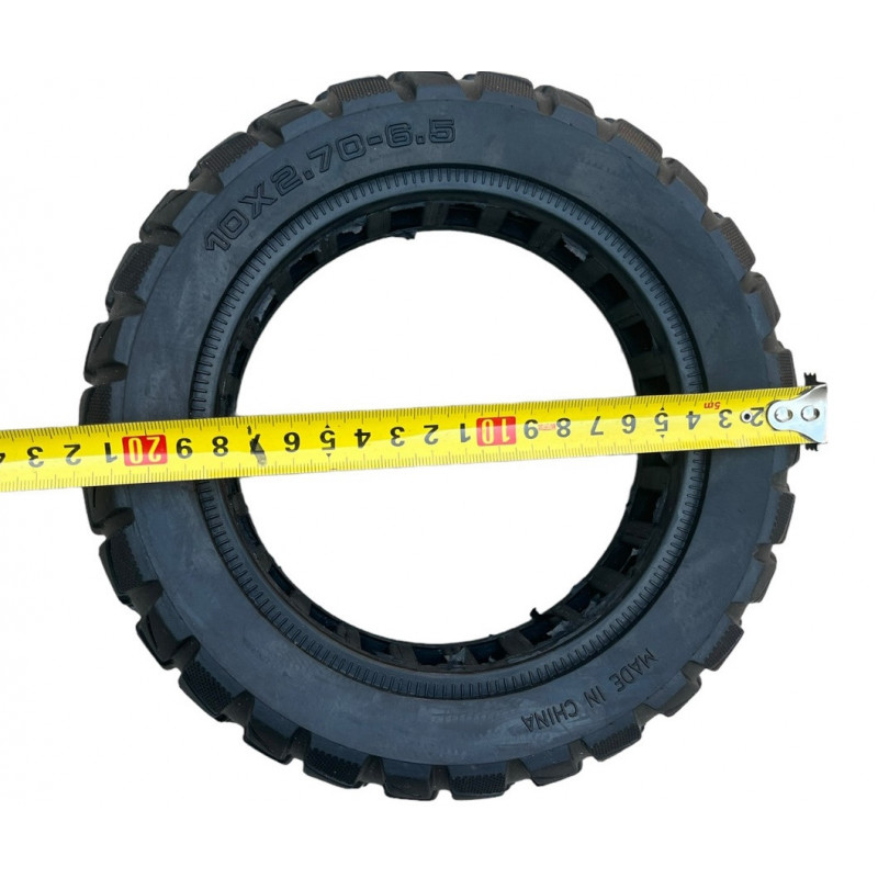 Суцільнолита шина 10х2.7-6.5 на електросамокат, гіроборд, гіроскутер, АНТИПРОКОЛЬНА