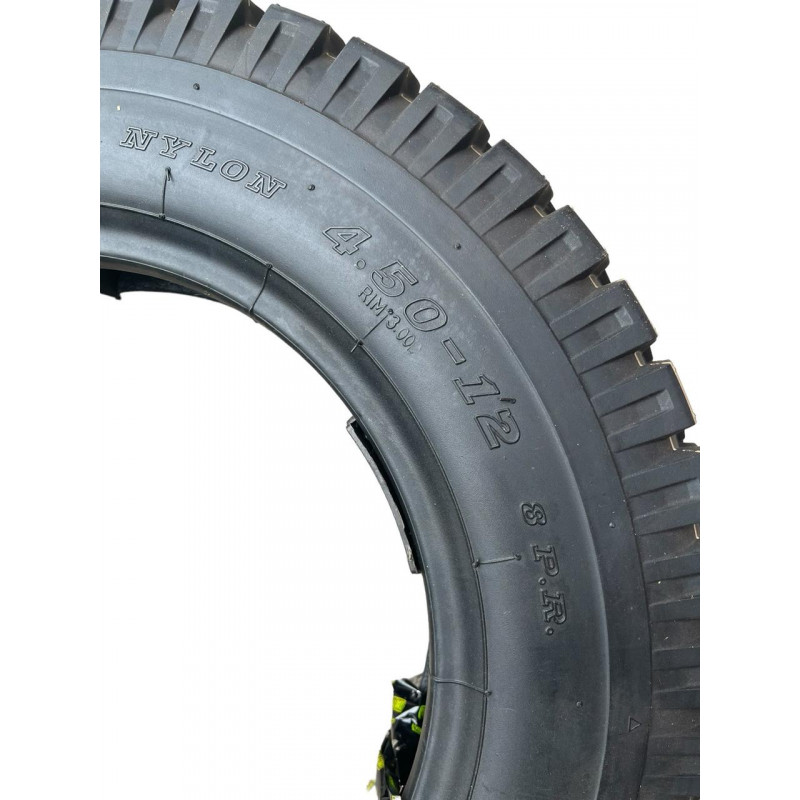 Шина з камерою 4.50-12 на мотоблок, (ТТ), 8PR, SUPER STEEL CORD для зубра/причепа