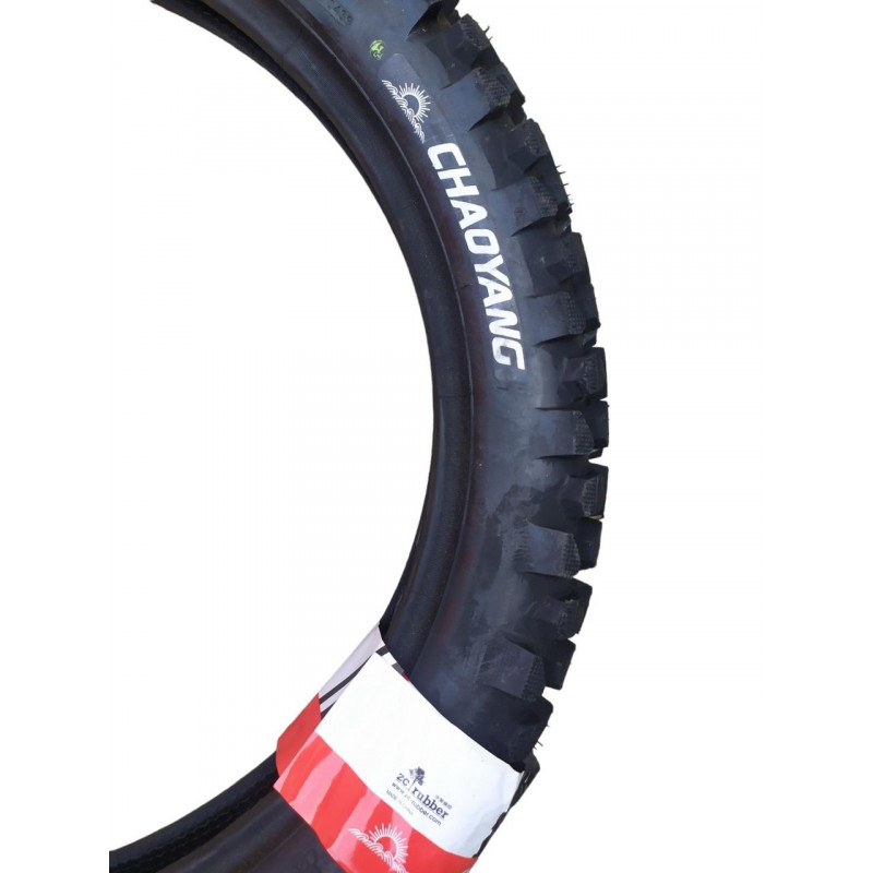 Покришка 4.10-18 (110/90-18) 59M камерна (ТТ) , "ChaoYang" (4PR) ШИПОВКА