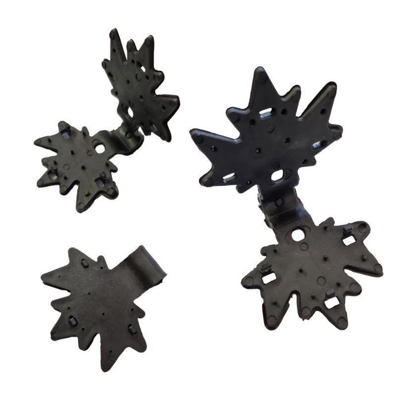 Кліпса для фіксації затіняючої, огороджувальної, маскувальної сітки