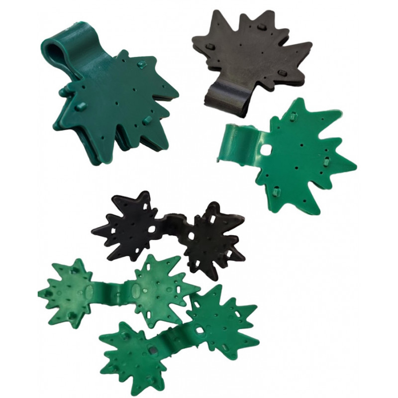 Кліпса для фіксації затіняючої, огороджувальної, маскувальної сітки