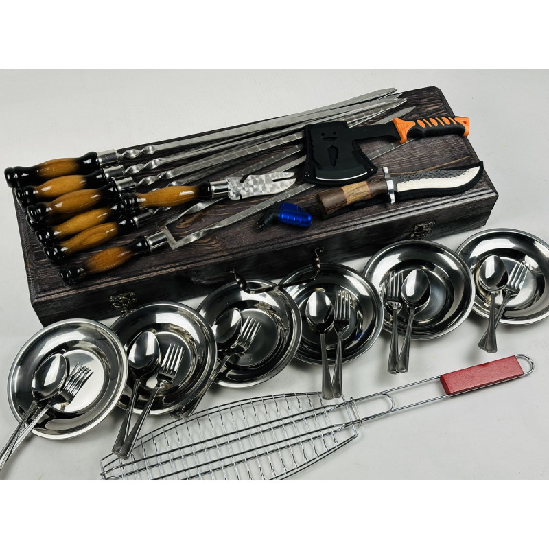 Набір шампурів подарунковий ПІКНІК MAX