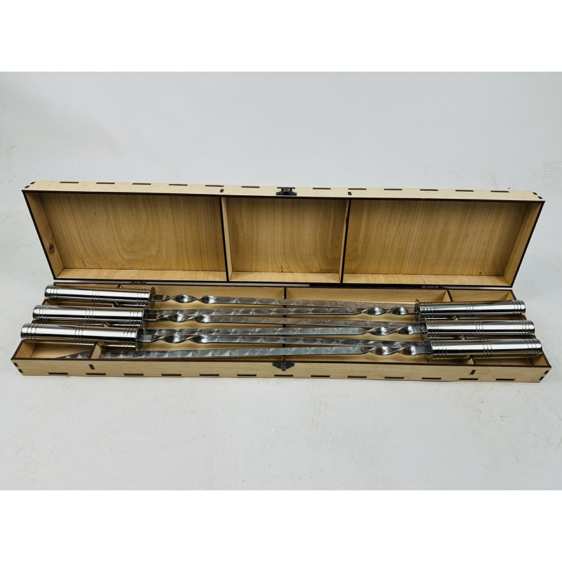 Набір шампурів у кейсі "Вуд"