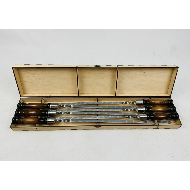 Набір шампурів у кейсі "Вуд"