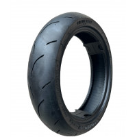 Мотопокришка 110/70-12 безкамерна (TL), MAX. LOAD 180кг, ЗАХИСТ ОБОДА