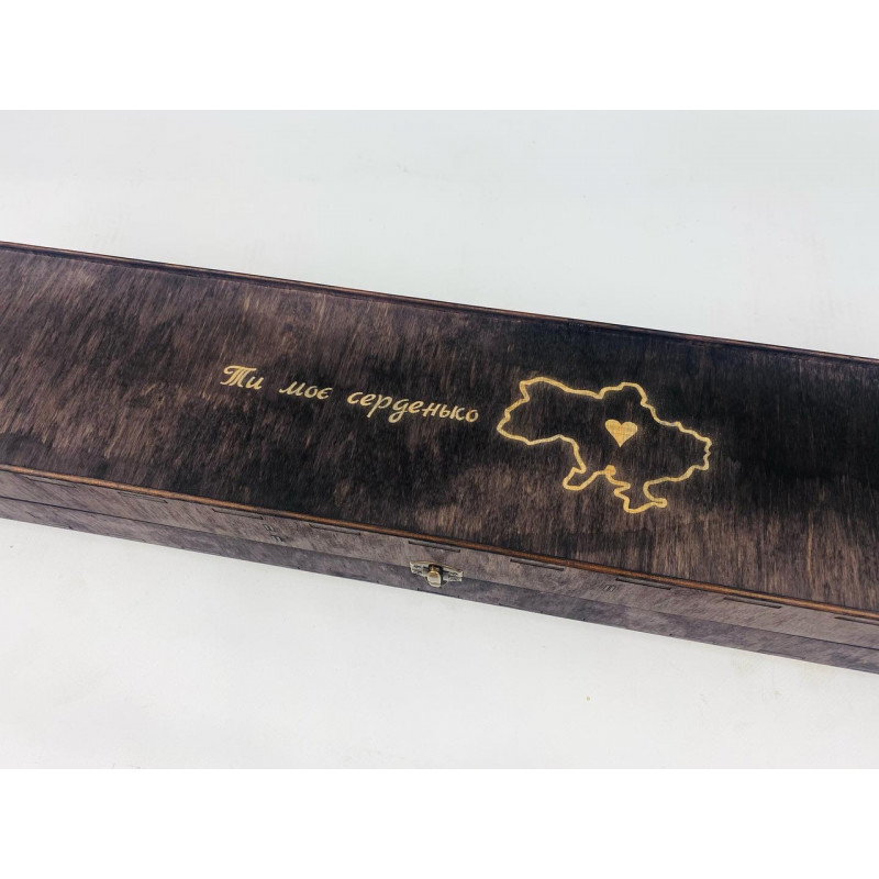 Набір шампурів у кейсі "Вуд темний"