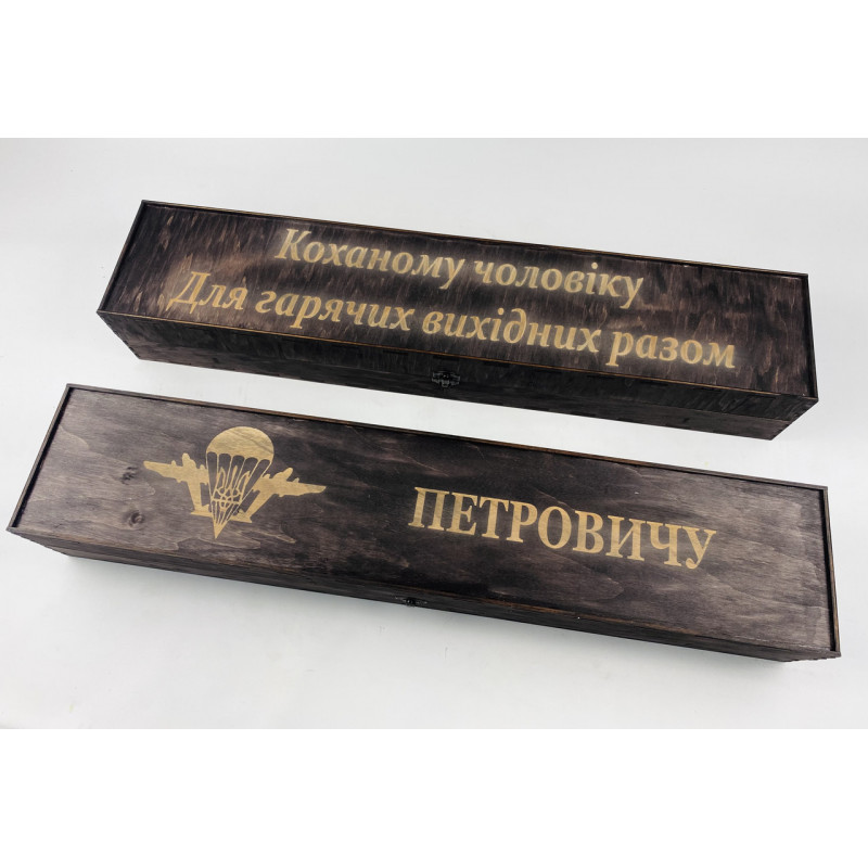 Набір шампурів у кейсі "Вуд темний"