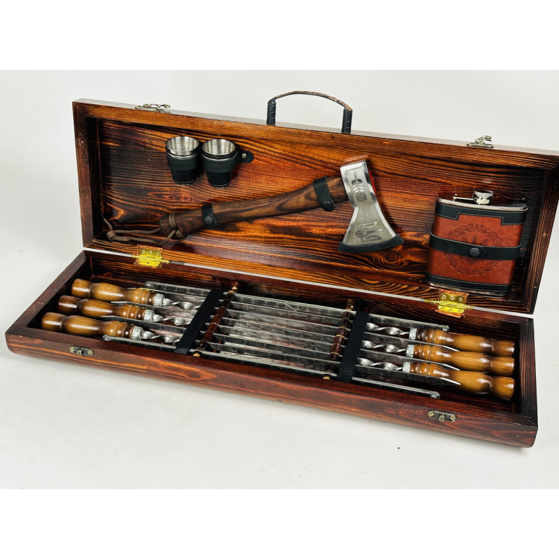 Набір шампурів подарунковий КОЗАК