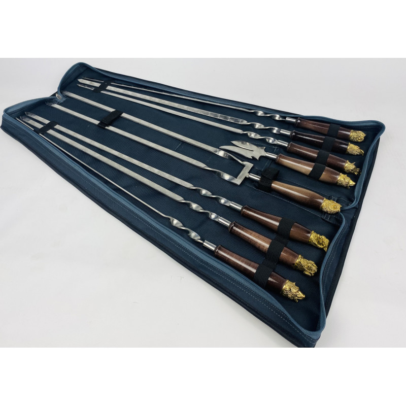 Набір шампурів у чехлі "САФАРІ"