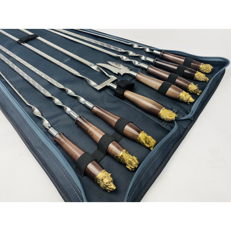 Набір шампурів у чехлі "САФАРІ"