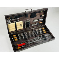 Подарунковий набір для пікніка ШАШЛИЧНИК ЛАЙТ, ручної роботи (шампура і аксесуари)