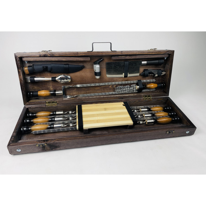 Набір шампурів подарунковий БІЗОН