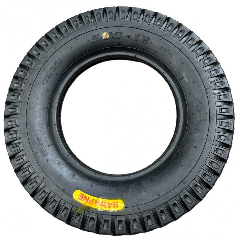 Шина 5.00-12 на мотоблок, 8PR (ТТ) для зубра/причепа