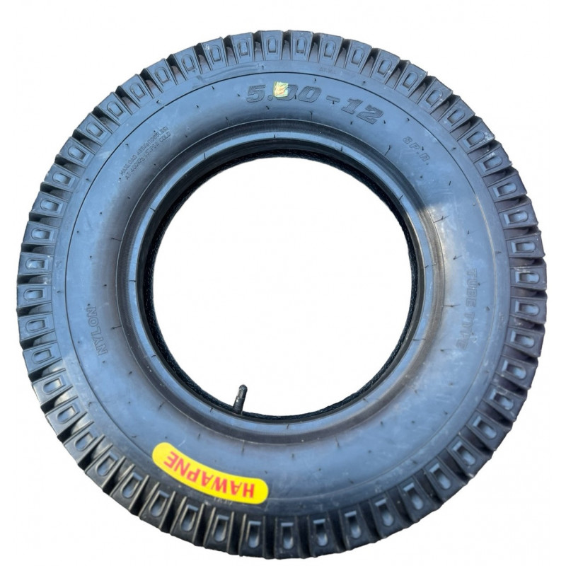 Шина 5.00-12 на мотоблок, 8PR (ТТ) для зубра/причепа