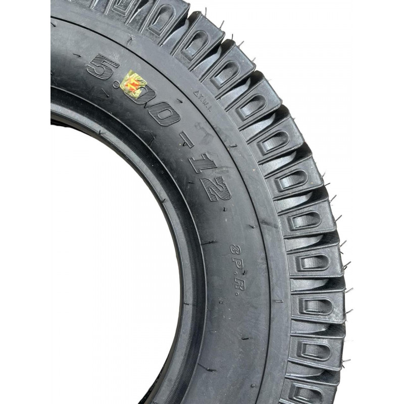 Шина 5.00-12 на мотоблок, 8PR (ТТ) для зубра/причепа