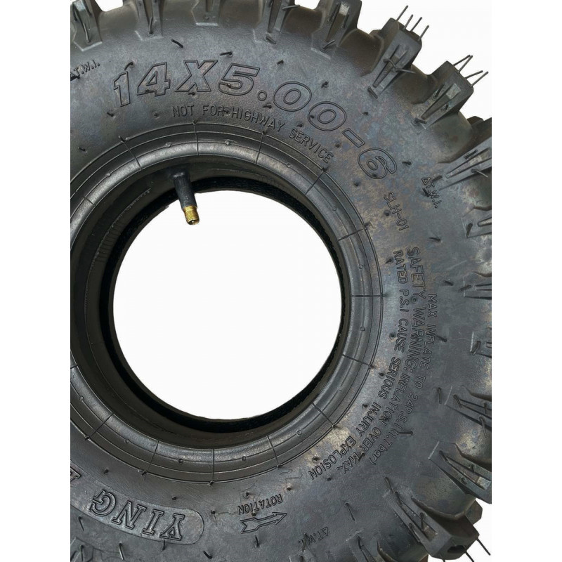 Покришка з камерою 14х5.00-6 на квадроцикл, баги, (TL) (4PR)