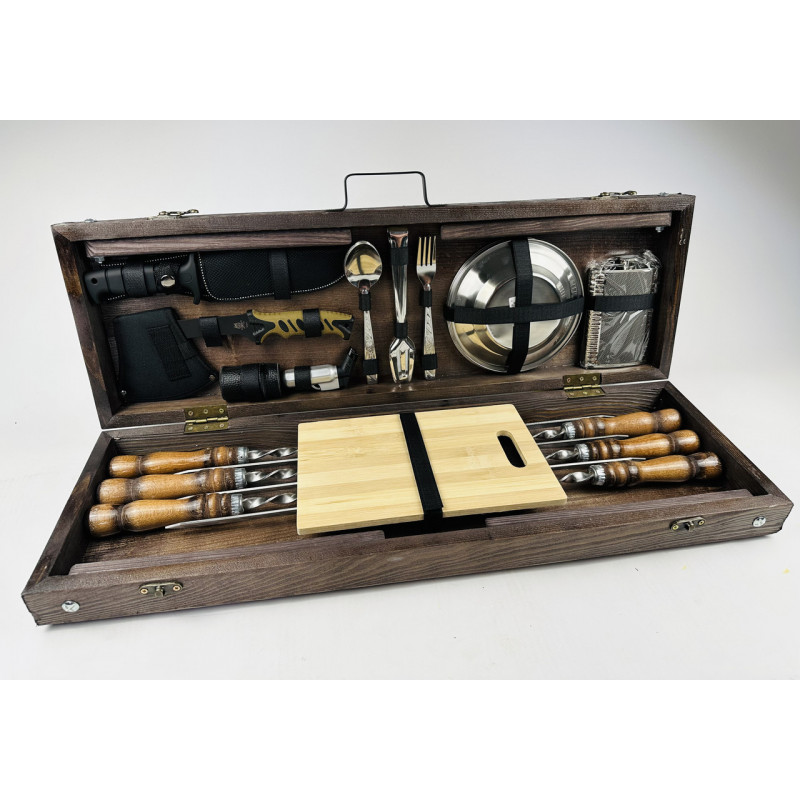 Набір шампурів подарунковий КОМПАКТ