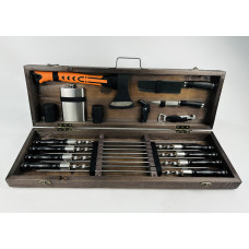 Набір шампурів в кейсі ТУРИСТ