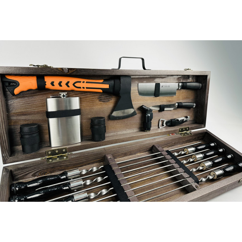 Набір шампурів в кейсі ТУРИСТ