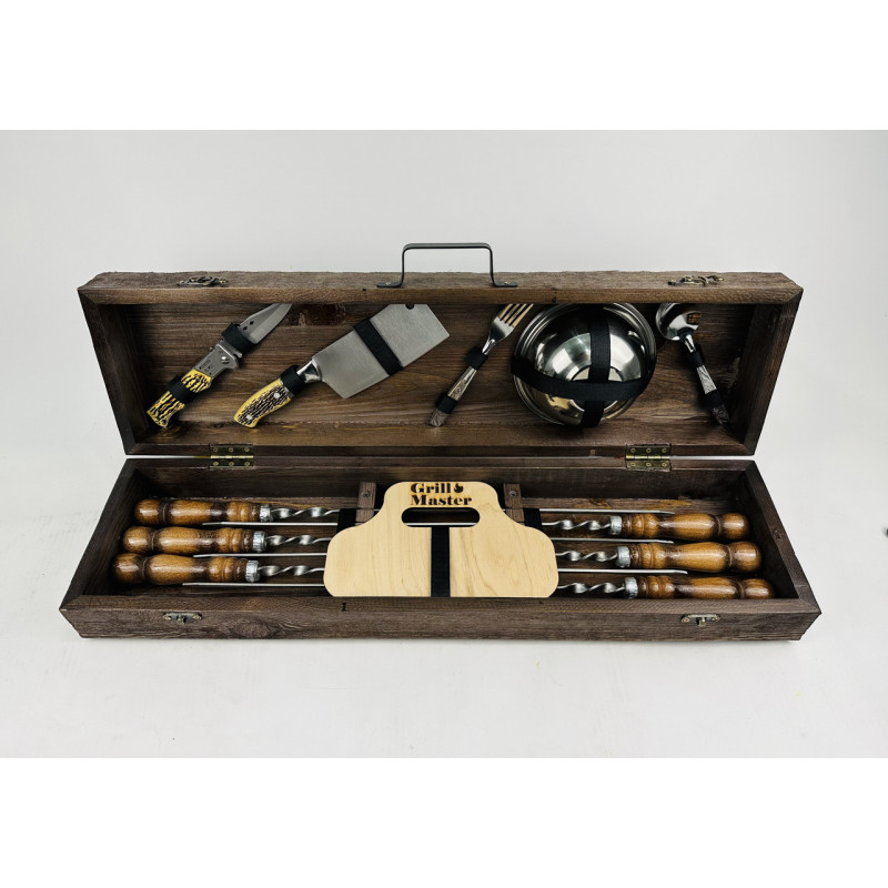 Набір шампурів в кейсі ЕКОНОМ