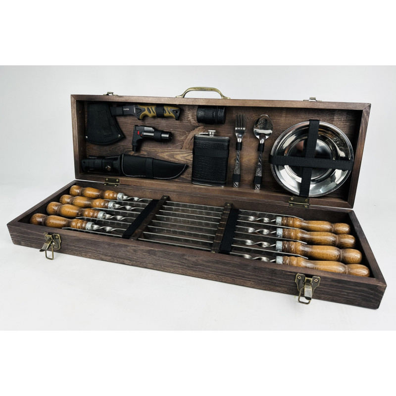 Набір шампурів в кейсі ПІКНІК КЛАССІК