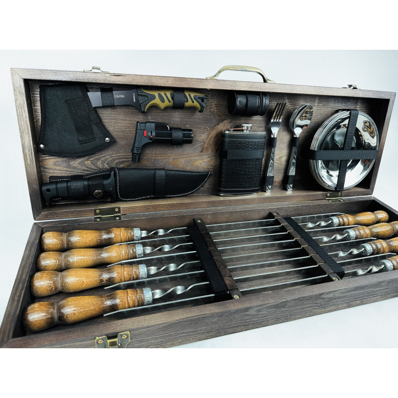 Набір шампурів в кейсі ПІКНІК КЛАССІК