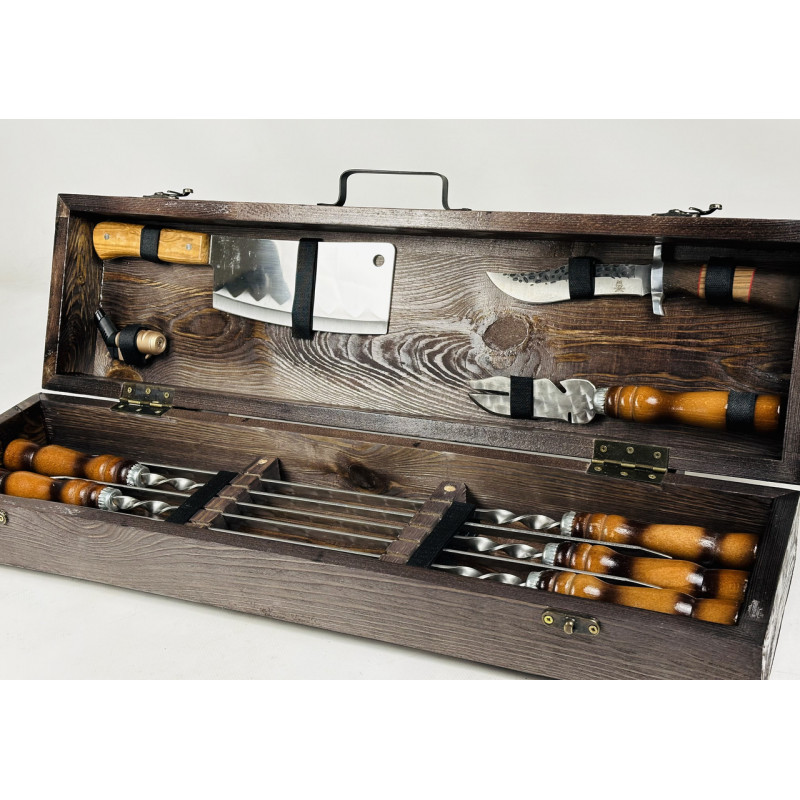 Набір шампурів в кейсі М'ясник Міні