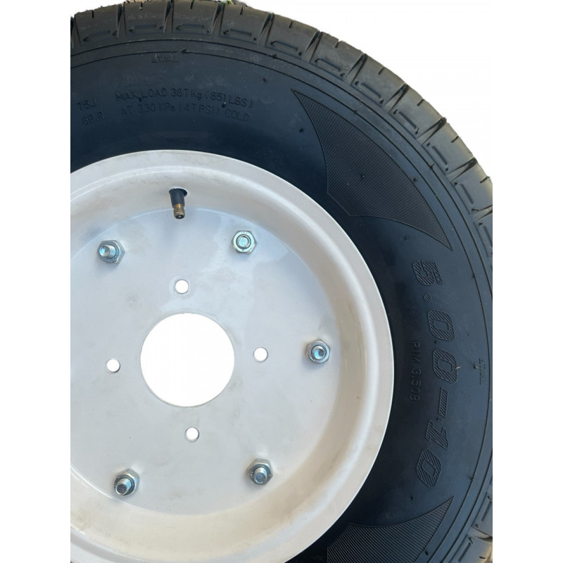 Колесо 5.00-10 на розбірному диску, шина 75J (6PR) Max.Load 367кг