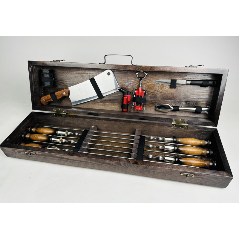 Набір шампурів у кейсі Лайт