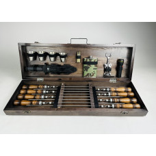 Набір шампурів в кейсі Мілітарі