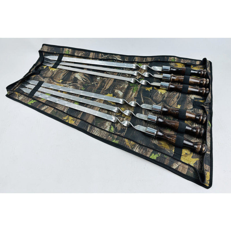 Набір шампурів венге для люля-кебаб у чохлі