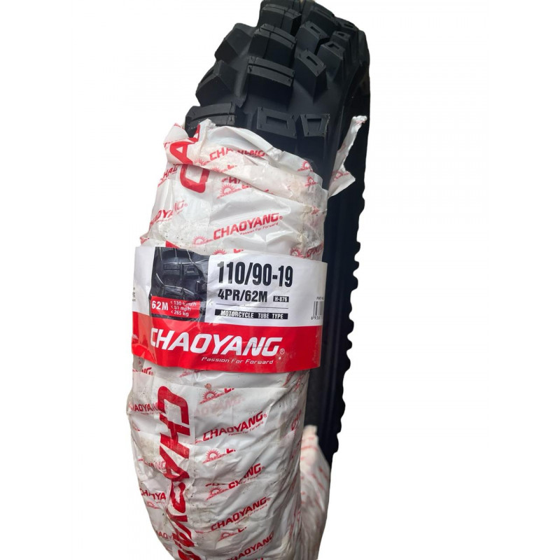Покришка 110/90-19 М/С 62M камерна (ТТ), "CROSS" (4PR) "ChaoYang"
