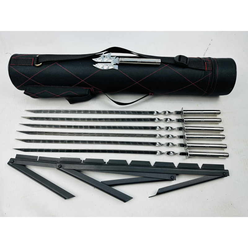 Набір шампурів в тубусі Классік