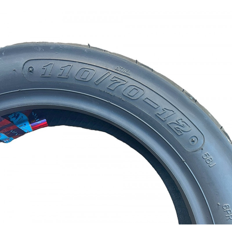 Покришка 110/70-12 (3.50/3.25-12) M/C 58J (6PR), безкамерна (ТL)