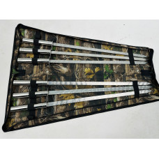 Набір шампурів Срібло для люля-кебаб у чохлі