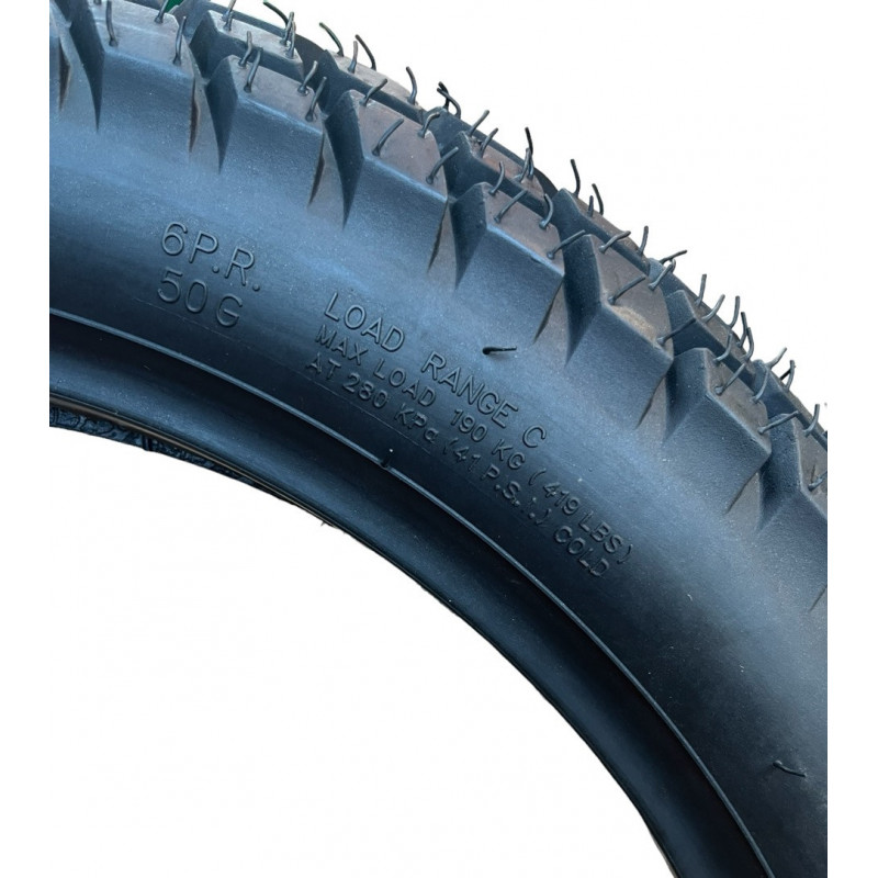 Покришка 3.00-17 50G (90км/ч), Max Load 190кг, (6PR)