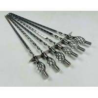 Шампура Ексклюзив, з плетеною ручкою