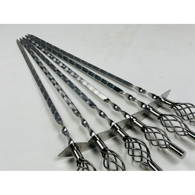 Шампура Ексклюзив, з плетеною ручкою