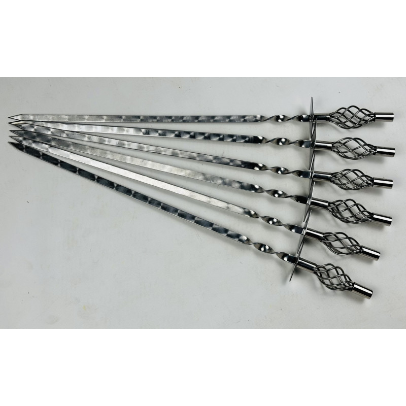 Шампура Ексклюзив, з плетеною ручкою