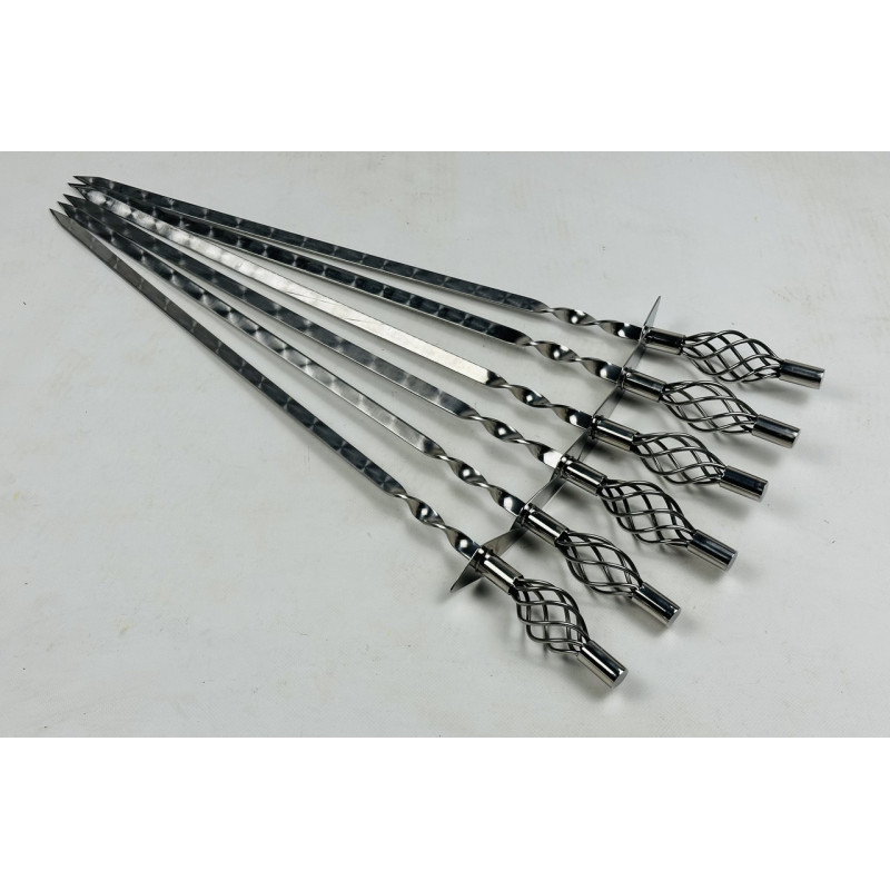 Шампура Ексклюзив, з плетеною ручкою