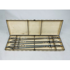 Набір шампурів у кейсі "Вуд ексклюзив"