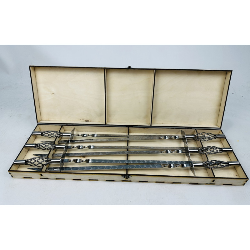 Набір шампурів у кейсі "Вуд ексклюзив"